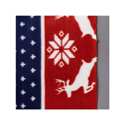 Плед флисовый новогодний «Экономь и Я. Олени», 150×130 см