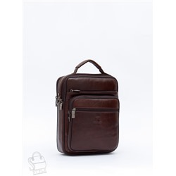 Сумка мужская кожаная 7905-4 brown Fuzhinino в Новосибирске
