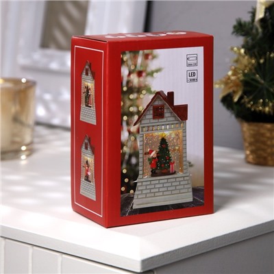 Светодиодная фигура «Дед Мороз» 7.5×12.5×4.9 см, пластик, батарейки АААх2 (не в комплекте), свечение тёплое белое