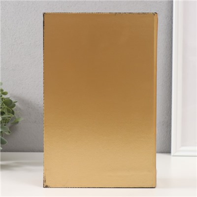 Шкатулка книга - сейф «Китайский дракон», дерево, искусственная кожа, тиснение, золото 27×18×7 см