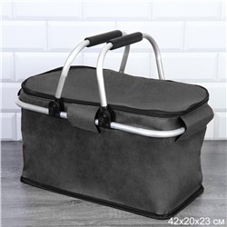 Сумка с эффектом сохранения холода, тепла/термосумка / DFB130gray /уп 30/ 42х20х23 см