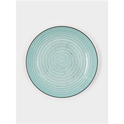 Набор тарелок Доляна Nature, 4 шт., d=19 см, керамика, голубые