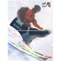 АЛЯСКА Термоноски мужские ШЕРСТЯНЫЕ спортивные ВНУТРИ МАХРА арт. 1229