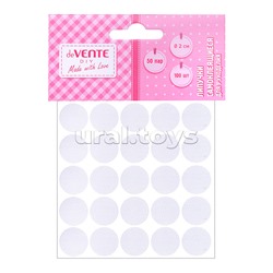 Липучки самоклеящиеся для рукоделия "DIY" диаметр 2 см, 100 шт, 50 пар в пластиковом пакете