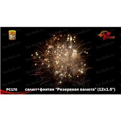 Фейерверк + фонтан РС2570 Резервная валюта (1" х 12)