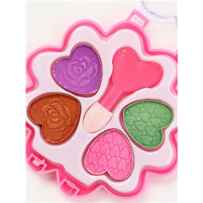 Набор детской косметики «Ты самая чудесная», тени, блеск для губ, бальзам для губ, глиттер, кольцо, подвеска