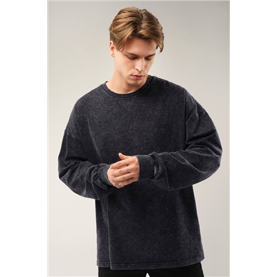 Мужской лонгслив оверсайз Happyfox