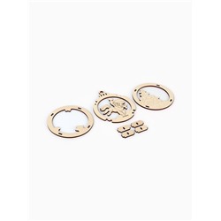 Заготовки для творчества, подвеска новогодняя «Подарок от лошадки»