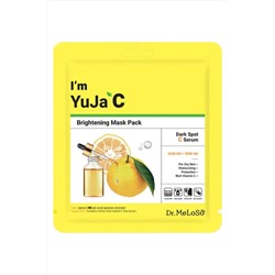 Dr.MeLoSo Тканевая маска для лица с витамином C / I'm Yuja C Brightening Mask, 25 мл KRISTALLER, 1111120