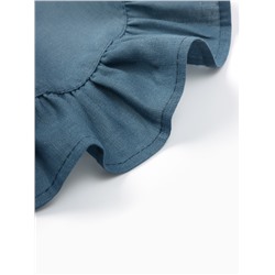 Набор салфеток «Этель», 36×36 см - 2 шт., тёмно-бирюзовый, лён 48%, хлопок 52%, 206 г/м²