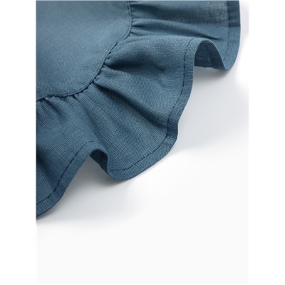 Набор салфеток «Этель», 36×36 см - 2 шт., тёмно-бирюзовый, лён 48%, хлопок 52%, 206 г/м²