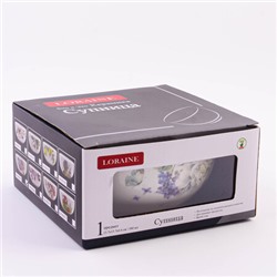 60207 Супница 580мл Букет фантазий доломит LR (х36)