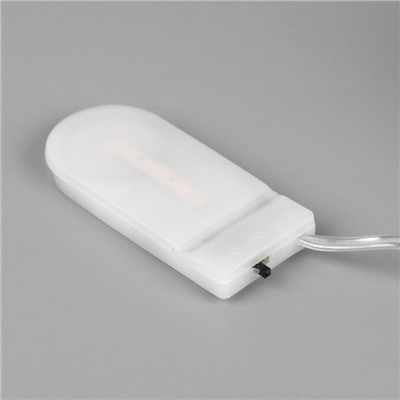 Светодиодная фигура «Звезда с Дедом Морозом» 19 см, пластик, батарейки CR2032×2 (в комплекте), свечение тёплое белое