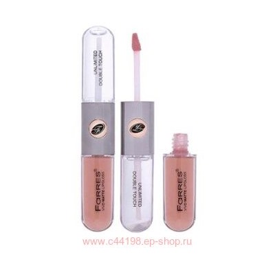 Farres Блеск для губ 2в1 Vivid Matte тон 02 сливочный нюд 7044