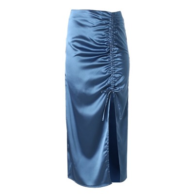 Юбка миди на кулиске женская MIST: Classic Collection размер 46, синяя