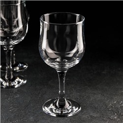 Бокалы для вина Tulipe, 315 мл, набор 6 шт., стекло, прозрачные