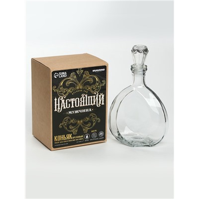 Подарочный набор для приготовления настойки «Коньяк ореховый»: набор трав и специй 11 г, штоф 500 мл., инструкция