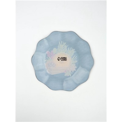 Тарелка плоская новогодняя «Апельсины», d=20 см