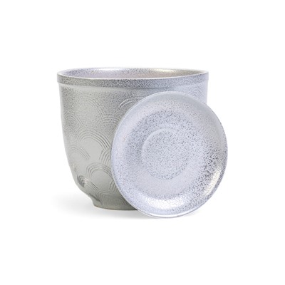 Горшок для цветов «Узор», 1.8 л, d=16 см, h=16 см, керамический, с поддоном