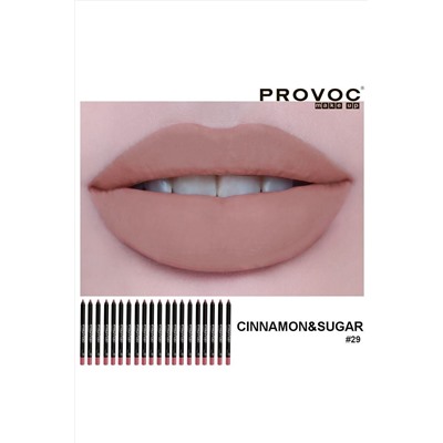 Provoc Полуперманентный гелевый, карандаш для губ KRISTALLER, 1130441