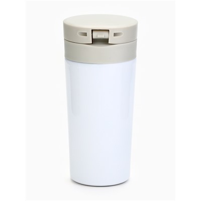 Термокружка новогодняя с кнопкой «Верь в мечту», 350 мл, белый