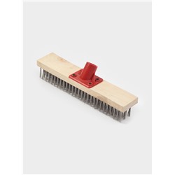 Щётка для пола с металлической щетиной, 30 см
