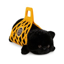 Кот Барсик в сумке черный 35