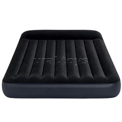Матрас надувной Pillow Rest Classic Fiber-Tech, 152 х 203 х 25 см, 64143 INTEX