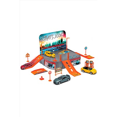 Игрушка игровой набор Гараж, включает 1 машину WELLY, 267151