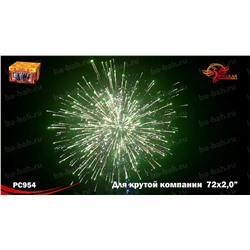 Фейерверк РС9670 Для крутой компании (2" х 72)