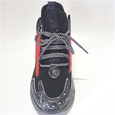 92-650B черн/крас Кроссовки для мальчиков (34-37)/10