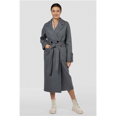 01-11456 Пальто женское демисезонное (пояс)