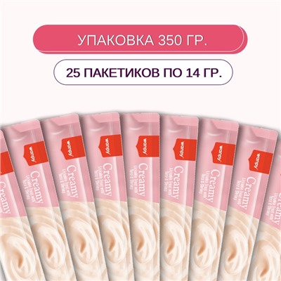 Wanpy Cat Лакомство для кошек «Нежное пюре» из тунца и креветками 25 шт. х14 г