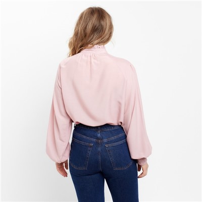 Блузка женская MINAKU: Enjoy, размер 48, цвет розовый