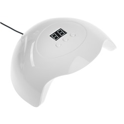 Лампа для маникюра Luazon LUF-06, UV/LED, 15 диодов, 36 Вт, таймер, USB, белая