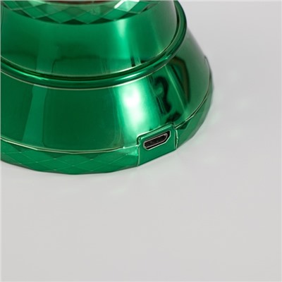 Лава лампа «Елка» LED 3хААА, USB зеленый 6.5×6.5×23.7 см