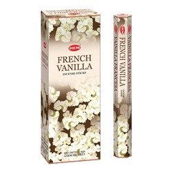 HEM Благовония шестигранник упаковка 6шт: French Vanila (1 блок)