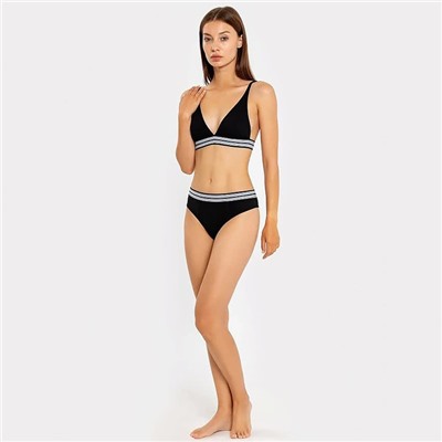 Бюстгальтер с треугольными чашечками женский Mark Formelle, чёрный, размер 75 С