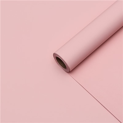 Пленка матовая для цветов, 0.5×10 м 65 мкм, пастельная серия, чайная роза