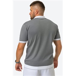 Мужская футболка-поло из вязаного трикотажа Happyfox