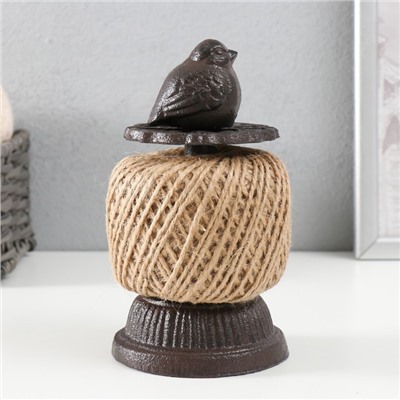 Фигурка-катушка для ниток «Птенчик», чугун, 8.5×8.5×16 см
