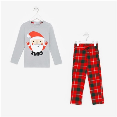 Пижама детская KAFTAN «Santa» размер 30 (98-104 см)