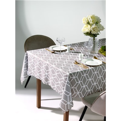 Скатерть «Доляна» Hexagon, 145×180 см, 100% п/э