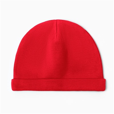 Шапка детская MINAKU Winter, размер 40 (3-6 мес.), красная