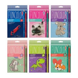 Карандаши пластиковые 18цв "FUNCOLOR" 30-0061 трехгранные Bruno Visconti