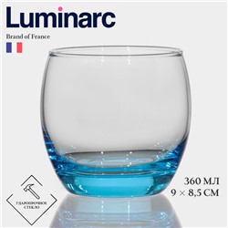 Стакан Luminarc SALTO, 320 мл, стекло, голубой