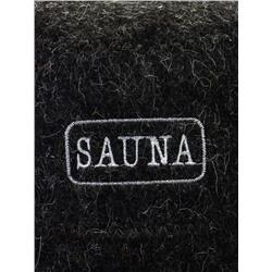 Набор для бани и сауны «Набор банного благополучия», 5 предметов: шапка, рукавица, масла, коврик, портфель