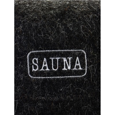 Набор для бани и сауны «Набор банного благополучия», 5 предметов: шапка, рукавица, масла, коврик, портфель