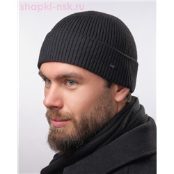 14120 Carbon Шапка мужская (57-59)