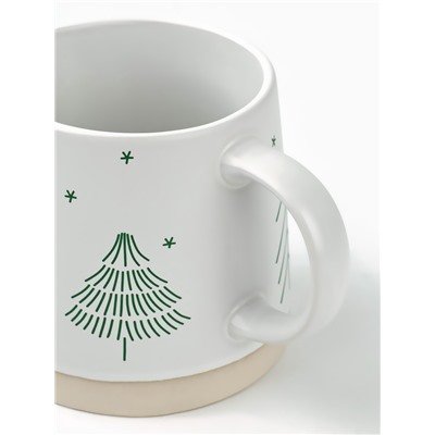 Кружка новогодняя керамическая «Пусть случится чудо», 360 мл, ручная работа